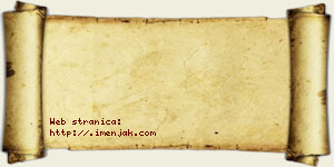 Tijana Šijakov vizit kartica